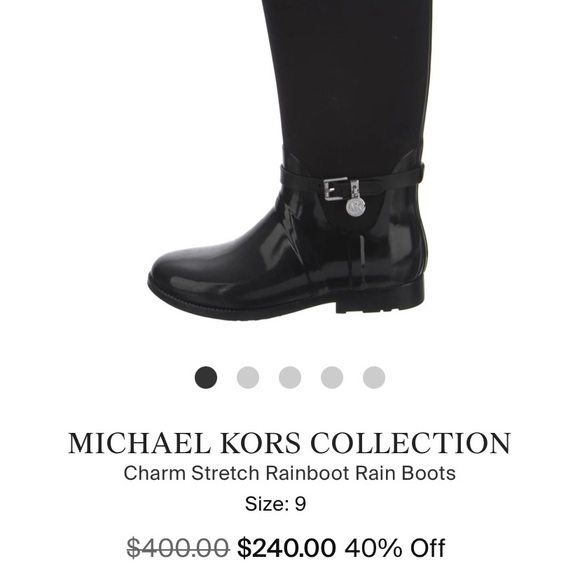 MICHAEL Michael Kors Shoes - MICHAEL KORS COLLECTION RAIN BOOTS SIZE 11